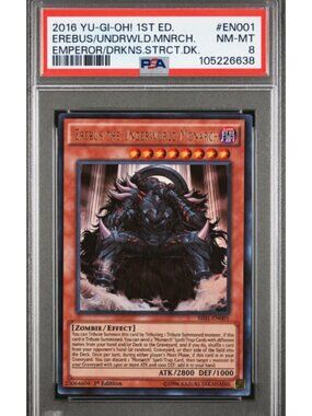 YU-GI-OH 2016 EMPEROR OF DARKNESS STRUCTURE DECK EREBUS UNDRWLD MNARCH PSA